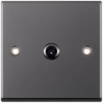 Selectric 7M-Pro Black Nickel 1 Gang 10A 2 Way Toggle Switch