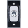 Selectric GRID360 Polished Chrome 10A 2 Way Toggle Switch Module with Black Insert