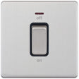 Selectric 5M-Plus Satin Chrome 1 Gang 45A DP Switch with Neon and Black Insert