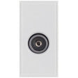Selectric White Non-Isolated (Female) Coaxial/Aerial Socket Module