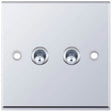 Selectric 7M-Pro Polished Chrome 2 Gang 10A 2 Way Toggle Switch