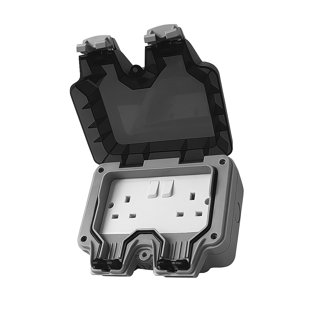 Caradok 2G 13A Switched Socket IP66