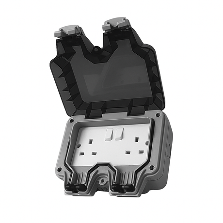 Caradok 2G 13A Switched Socket IP66