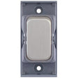 Selectric GRID360 Satin Chrome 20A Intermediate Switch Module with Grey Insert