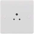 Selectric Smooth 1 Gang 2A Round Pin Socket