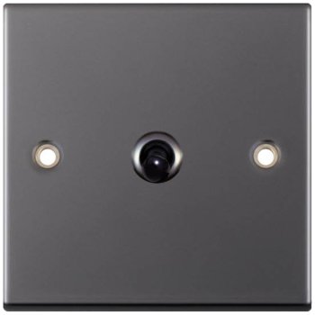 Selectric 5M Black Nickel 1 Gang 10A Intermediate Toggle Switch