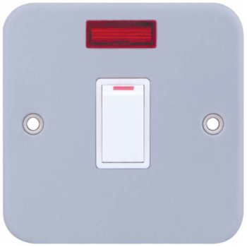 Selectric Metal Clad 1 Gang 20A DP Switch with Neon