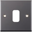 Selectric 7M-Pro GRID360 Black Nickel 1 Gang Faceplate
