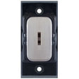 Selectric GRID360 Satin Chrome 10A DP Keyswitch Module with Black Insert