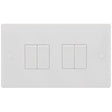 Selectric Smooth 4 Gang 10A 2 Way Switch