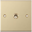 Selectric 5M Satin Brass 1 Gang 10A Intermediate Toggle Switch