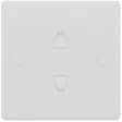 Selectric Smooth 2 Gang RJ11 Socket