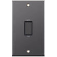 Selectric 5M Black Nickel 2 Gang 45A DP Switch with Black Insert