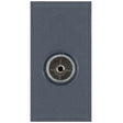 Selectric Grey Non-Isolated (Female) Coaxial/Aerial Socket Module