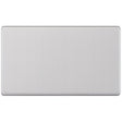 Selectric 5M-Plus Screwless Satin Chrome 2 Gang Blank Plate