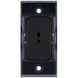 Selectric GRID360 Matt Black 10A DP Keyswitch Module with Black Insert