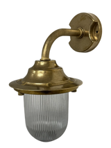 Navigator Goose Neck Wall Lantern Plain - Raw Brass