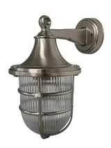 Navigator Large Wall Lantern - Satin Nickel