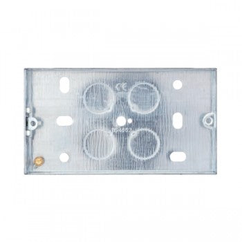 Selectric 3-4 Gang Galvanised Steel Back Box