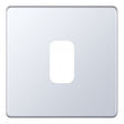Selectric 5M-Plus GRID360 Polished Chrome 1 Gang Faceplate