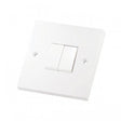 Selectric Square LG202-1 2 Gang 1 Way 10A Switch
