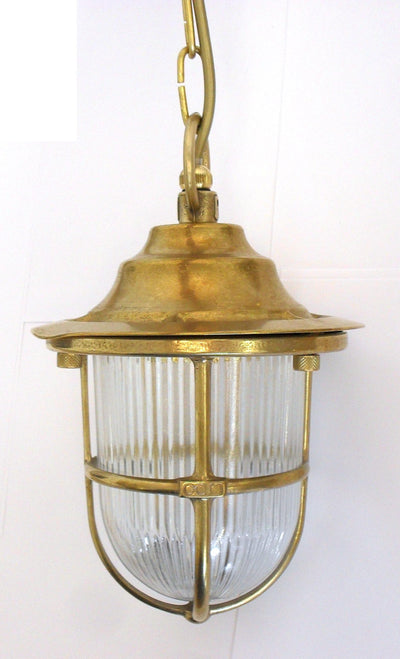 09130 Solid Brass Pendant Lantern 160mm x 230mm - Lampfix - Sparks Warehouse