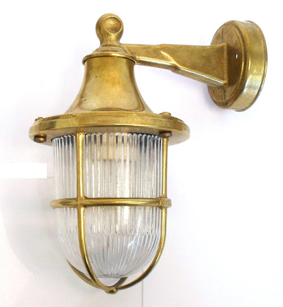 09137 Solid Brass Wall Lantern 220mm x 270mm - Lampfix - Sparks Warehouse