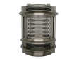solid brass navigator wall light satin nickel - Caradok