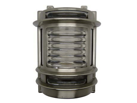 solid brass navigator wall light satin nickel - Caradok