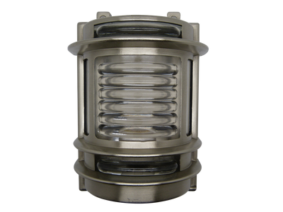 solid brass navigator wall light satin nickel - Caradok