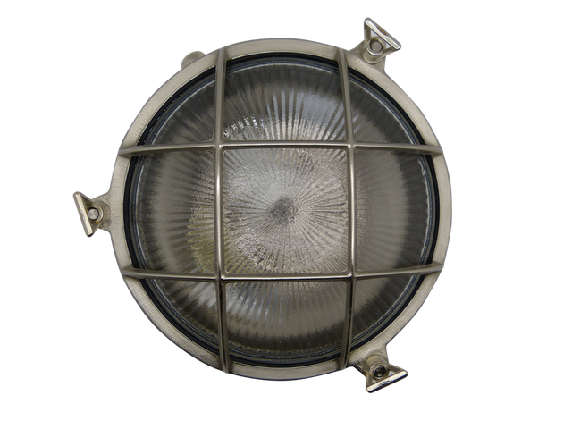 solid brass large porthole bulkhead satin nickel - Caradok