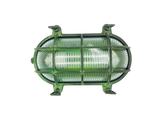 large standard solid brass bulkhead verdigris - Caradok