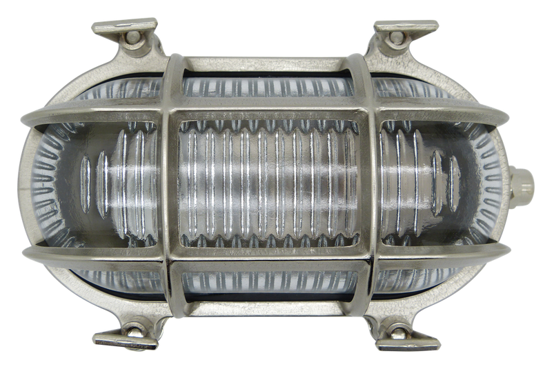 small ip64 solid brass bulkhead satin nickel - Caradok