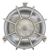 navigator solid brass extra large radial porthole satin nickel - Caradok