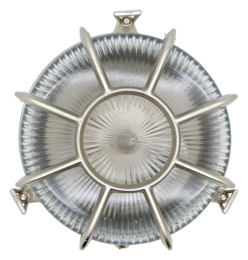 navigator solid brass extra large radial porthole satin nickel - Caradok
