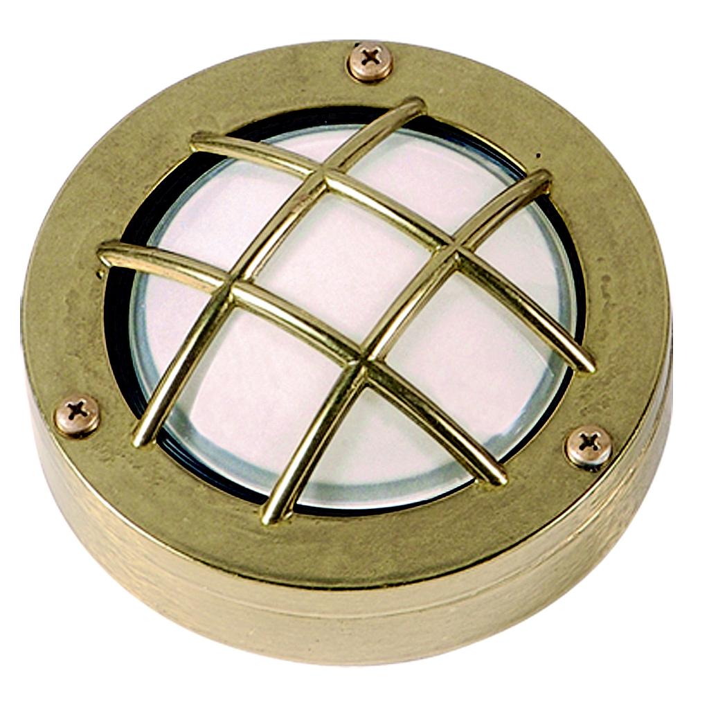 navigator solid brass compact mini bulkhead raw brass – Caradok