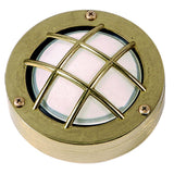 navigator solid brass compact mini bulkhead raw brass - Caradok