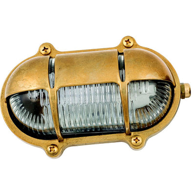 navigator solid brass decorative eyelid bulkhead raw brass - Caradok