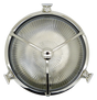 navigator solid brass large trident bulkhead mirror nickel - Caradok