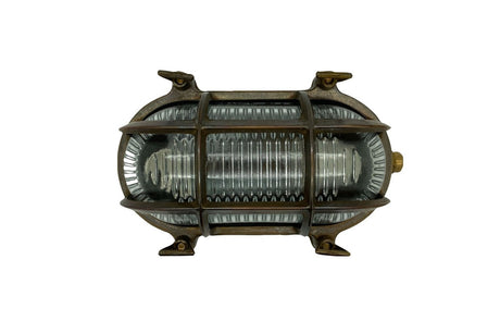 small ip64 solid brass bulkhead antique brass - Caradok