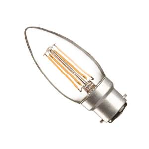 Filament LED Candle 240v 4w B22D 440lm 4000k Dimmable - 0635635606459