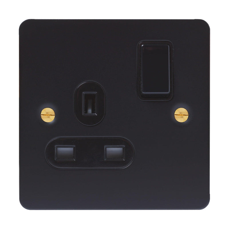 1G Matt Black Socket - Caradok