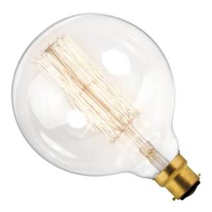Globe Decorative Filament 240v 60w B22d/BC Long Life - Calex Antique Filament Bulbs Calex  - Easy Lighbulbs