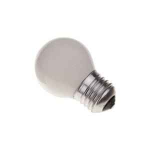 240v 15w E27/ES Frosted 45mm Round Golfball Bulb.