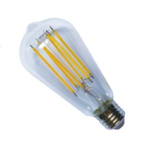 Filament LED ST64 Edison" 240v 8w E27 850lm 2800k Dimmable - 0635635589226"