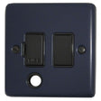 CRB56B Standard Plate Blue 1 Gang Fused Spur 13A Switched & Flex Outlet