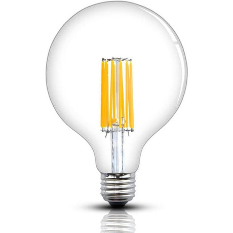 Filament LED G125 Globe 240v 8w E27 850lm 2700°k Dimmable - Caradok