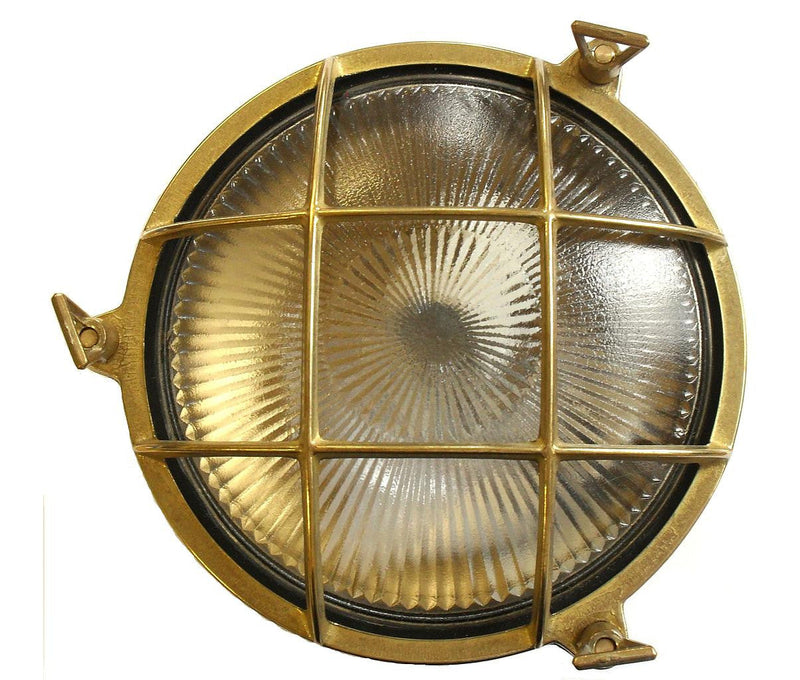 Lampfix 05841 Solid Brass Porthole Bulkhead Small 190mm x 80mm Garden Light Lampfix - Sparks Warehouse